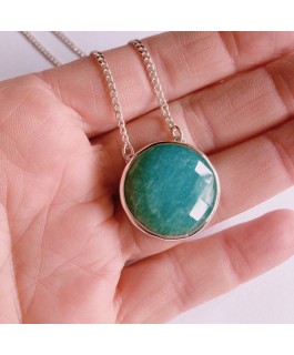 Colar Prata950 Amazonita 