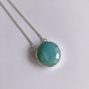 Colar Prata950 Amazonita
